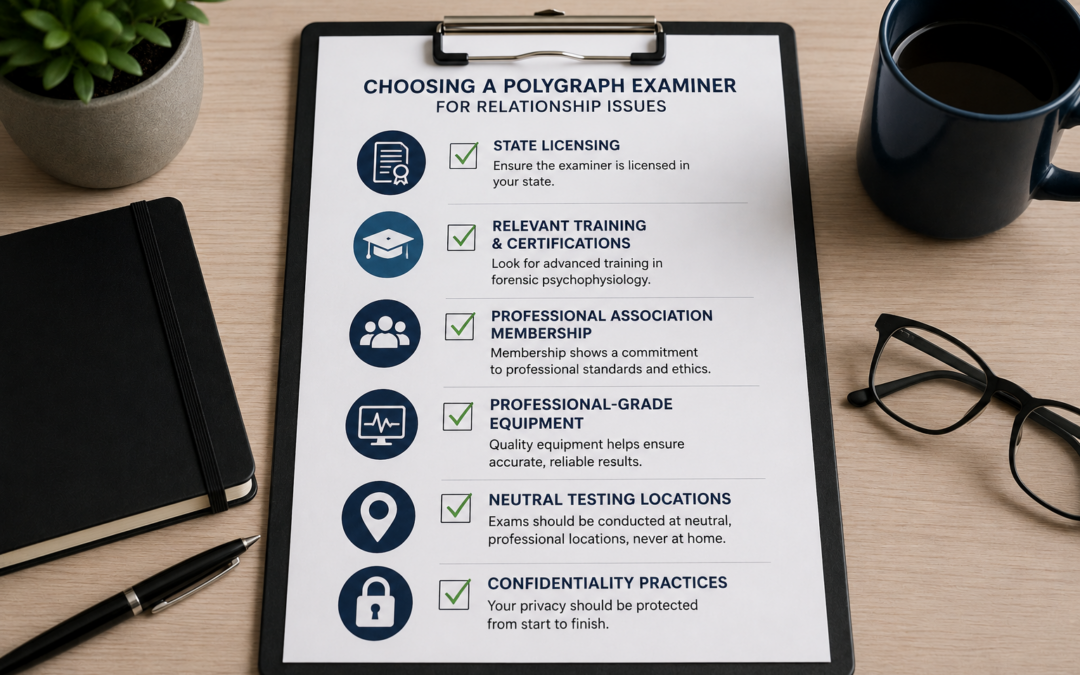 Choosing an Examiner for a Relationship Polygraph: What to Look For